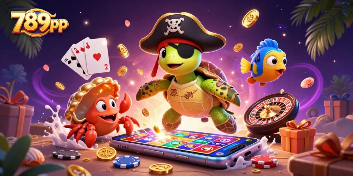 Engage in thrilling adventures at 789pp with a vibrant casino undersea scene featuring gaming elements.