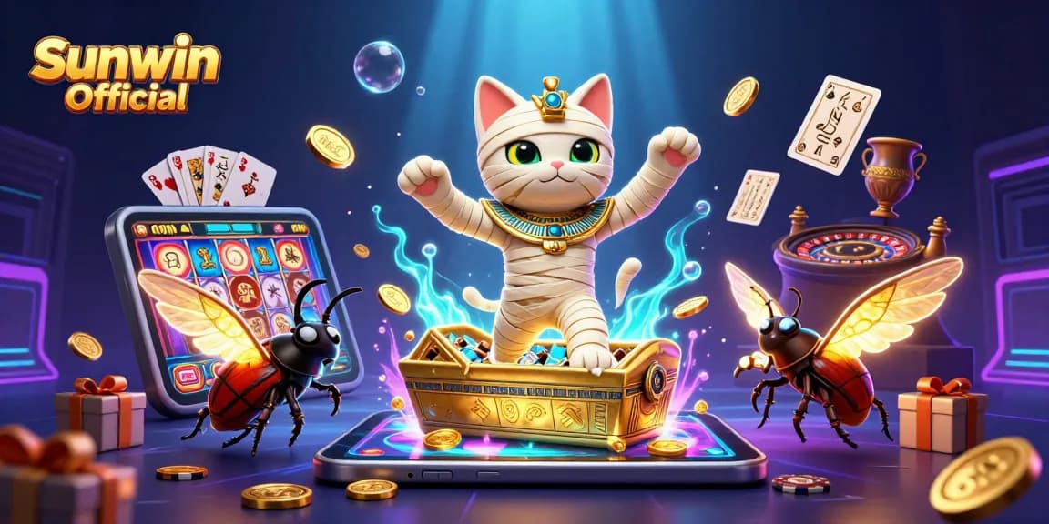 Spin to win with Sunwin Official in a vibrant, engaging casino scene filled with action.