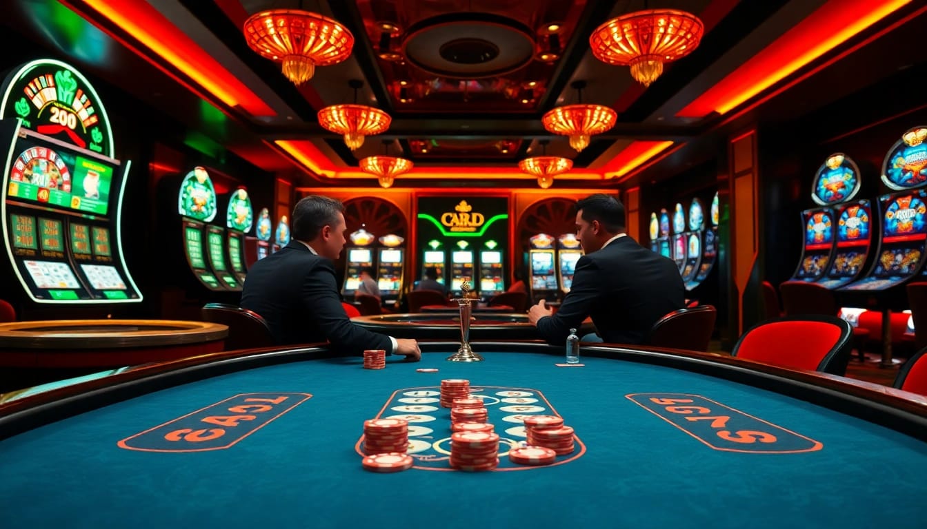 Engaging players at a poker table explore hidden wiki dark web strategies in a luxurious casino.