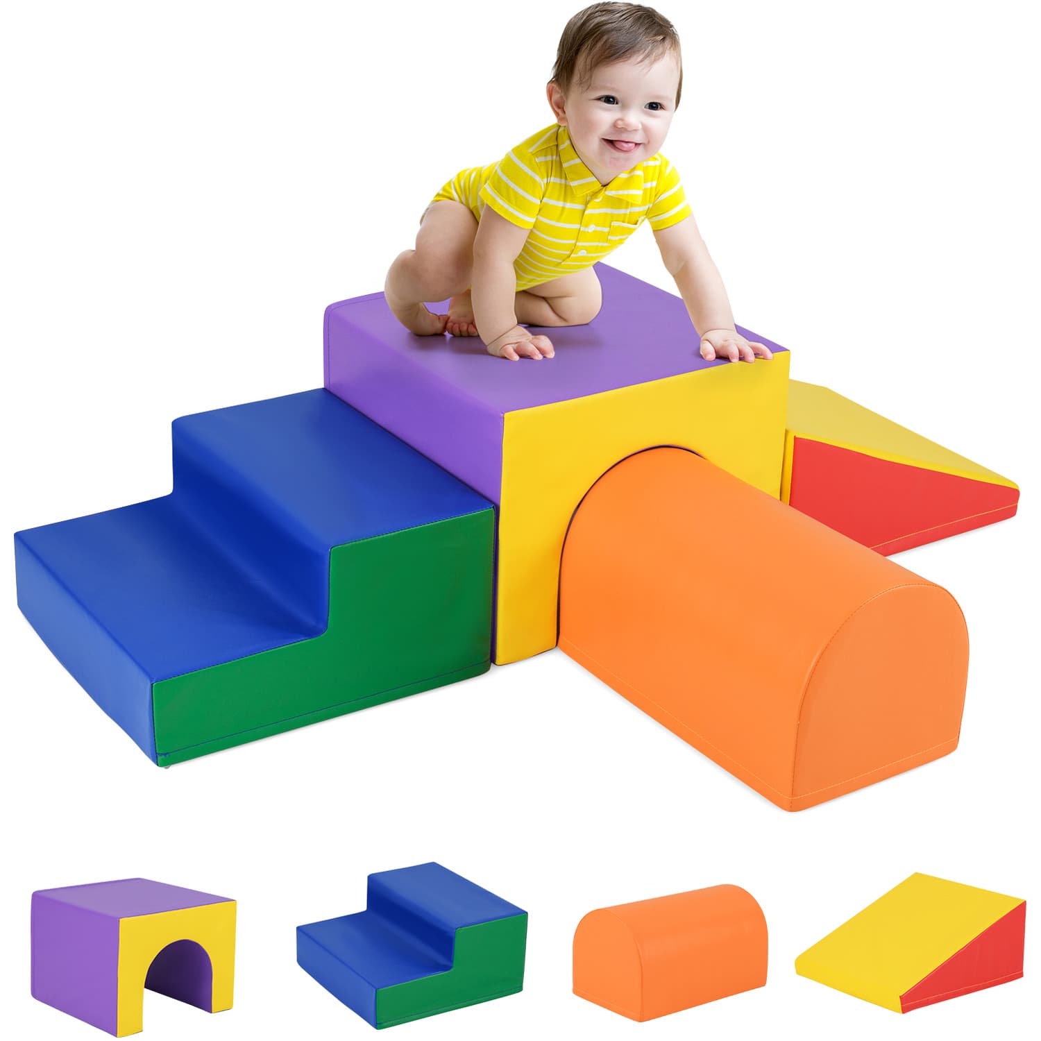 Schaumstoff Bausteine Kinder – Robuste Großbausteine zum Klettern & Bauen