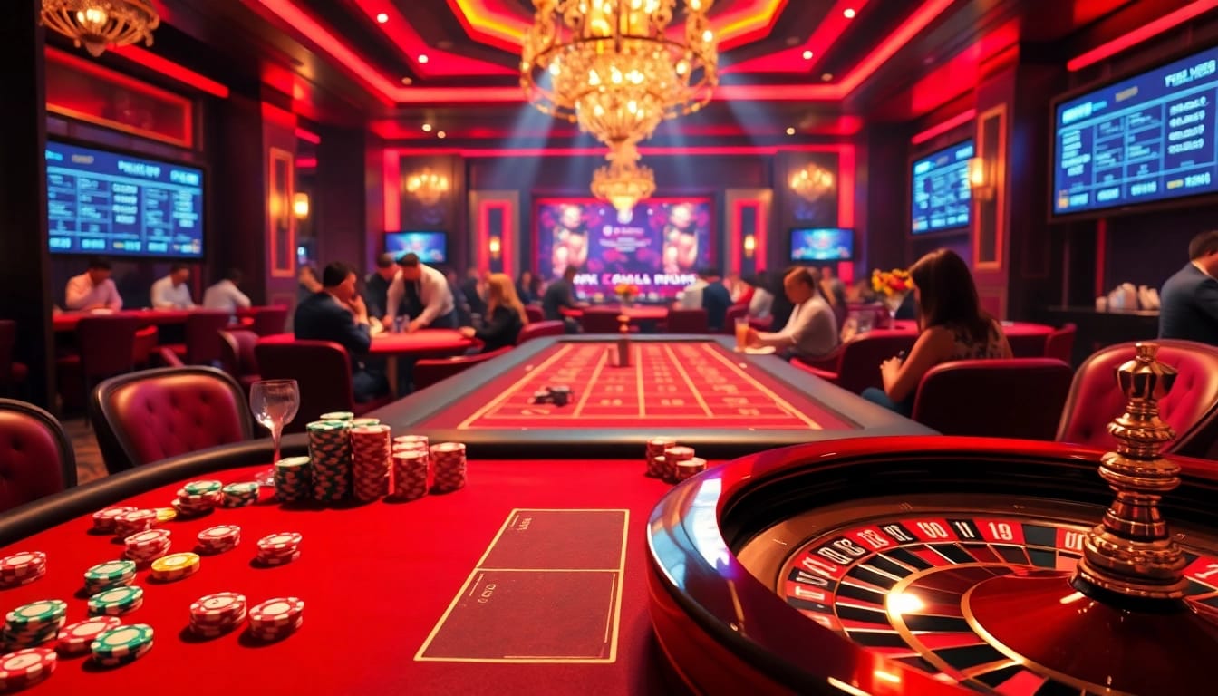 Experience xocdia88 with vibrant casino tables and thrilling gambling action.