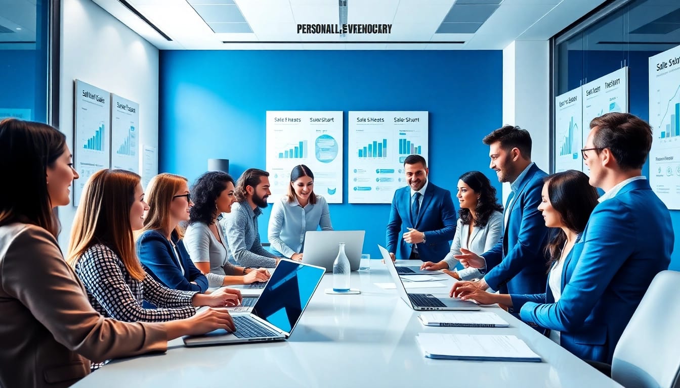 Professionelles Team diskutiert Strategien für Personalvermittlung Vertrieb in einem modernen Büro.