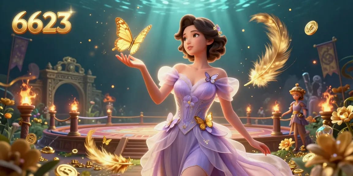 Experience thrilling gameplay at 6623, featuring enchanting characters and immersive casino elements.