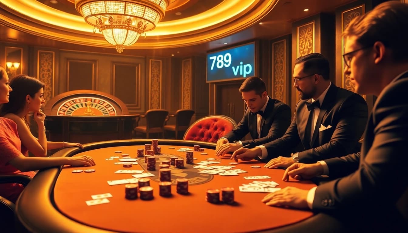 Experience high-stakes gaming at 789win vip with luxurious poker tables and an upscale atmosphere.