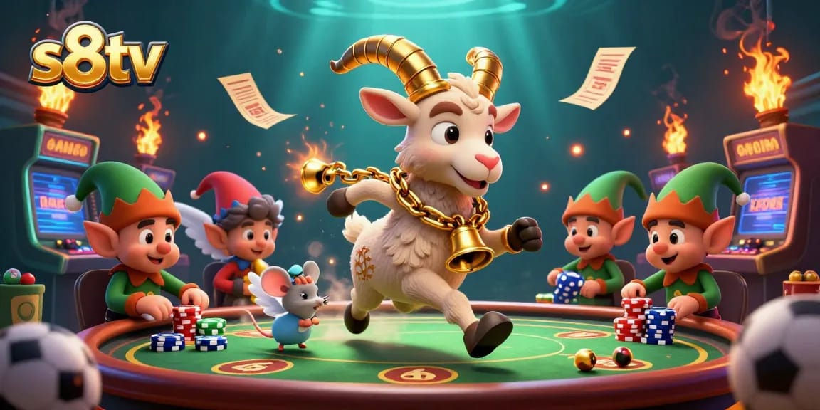 S8tv elevates your gaming experience with vibrant illustrations of sports betting fun and excitement.