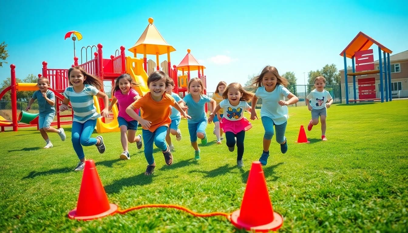 Jetzt Details ansehen fuer kreative Bewegungsspiele fuer Kinder im Freien.