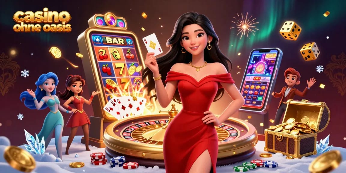 Play exciting casino ohne oasis games with vibrant visuals and engaging characters in a thrilling atmosphere.