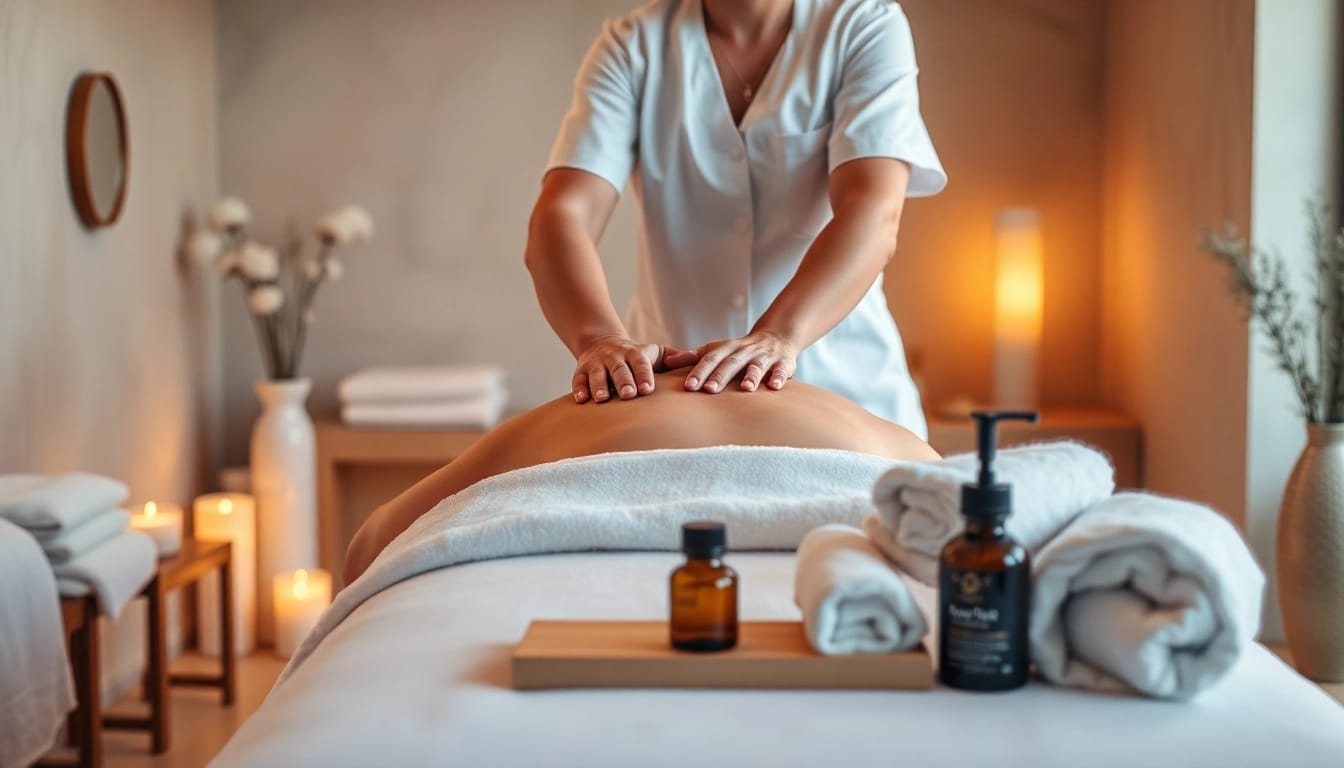 Genießen Sie eine dominante Massage in Berlin in einem eleganten Spa-Umfeld.
