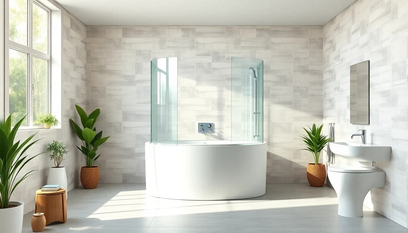 Genießen Sie die sonni Duschkabine 90x90 in einem modernen Badezimmer mit elegantem Design.