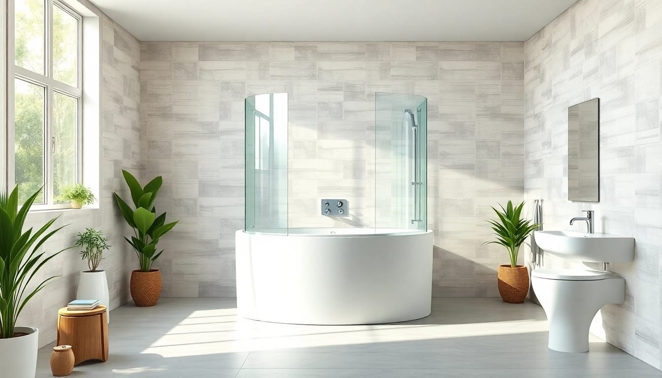 Genießen Sie die sonni Duschkabine 90x90 in einem modernen Badezimmer mit elegantem Design.
