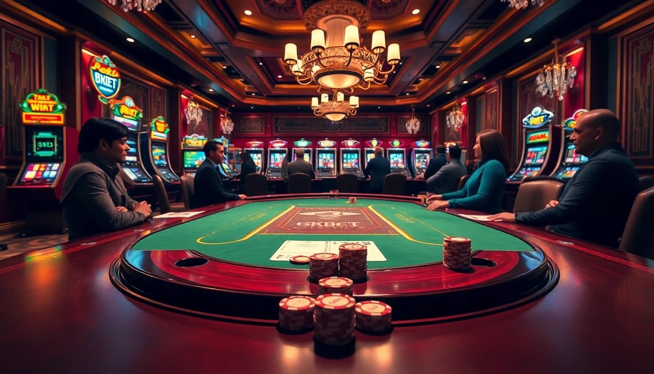Experience high-stakes poker at 8KBET with elite players and immersive casino atmosphere.