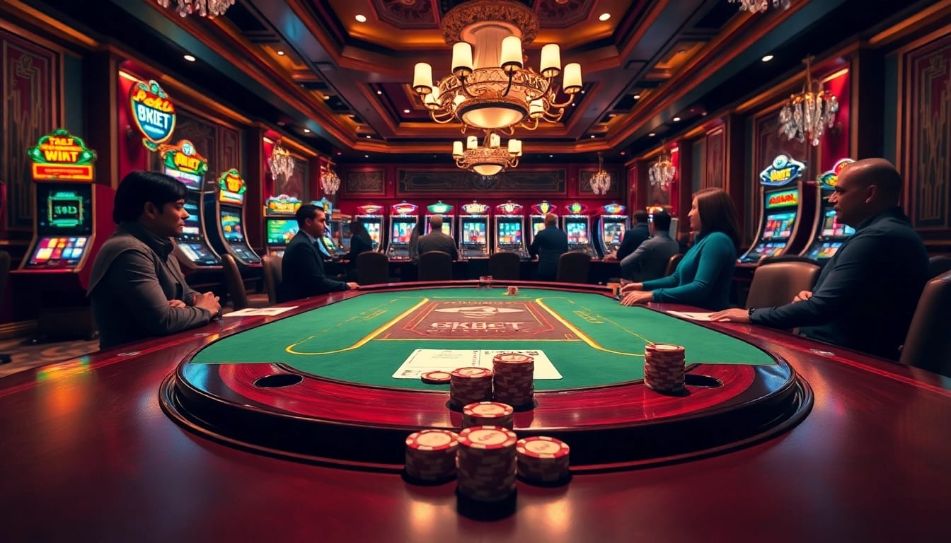 Experience high-stakes poker at 8KBET with elite players and immersive casino atmosphere.