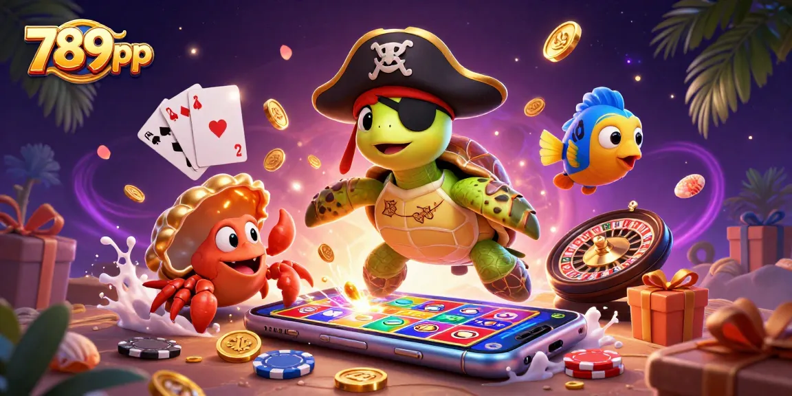 Engage in thrilling adventures at 789pp with a vibrant casino undersea scene featuring gaming elements.