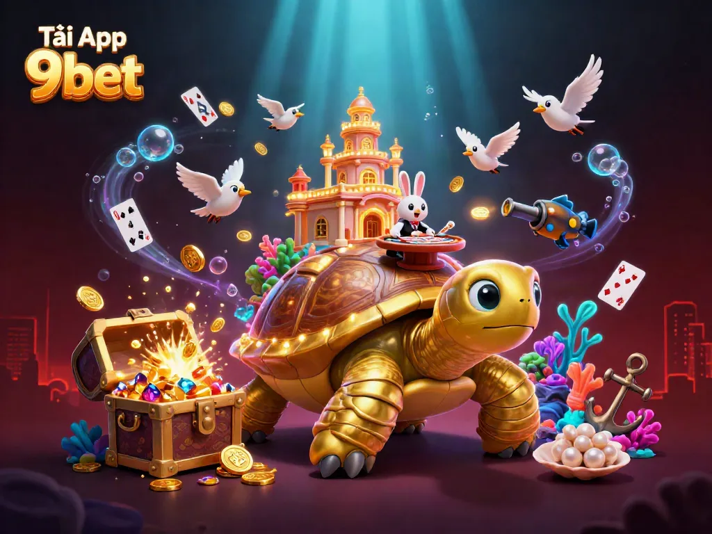 Experience Tải App 9bet with dynamic 3D casino elements and a captivating dealer scene.