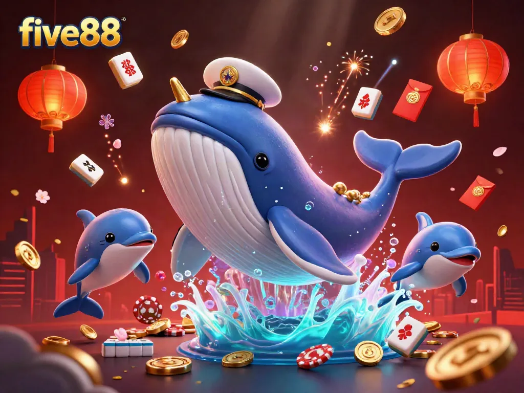 Engage with five88's thrilling underwater casino adventure featuring vibrant characters and rich game elements.