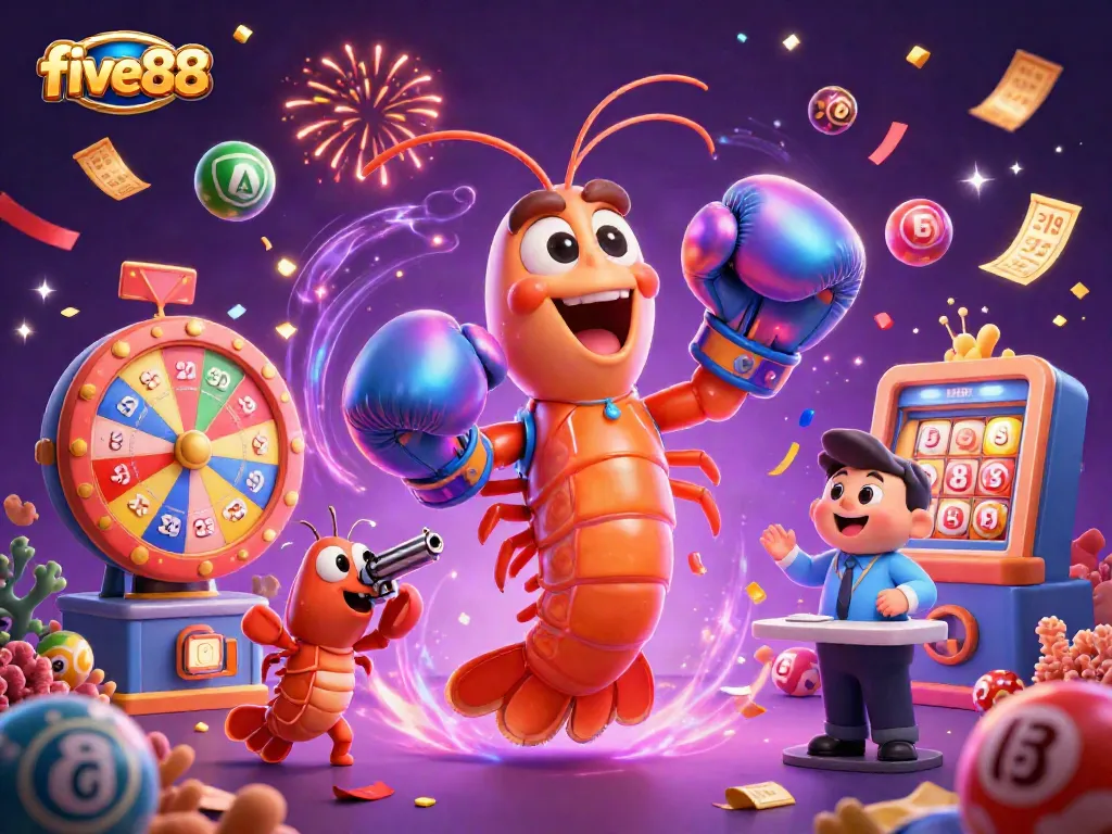 Experience excitement and winning strategies at five88 with dynamic 3D casino elements and fun characters.