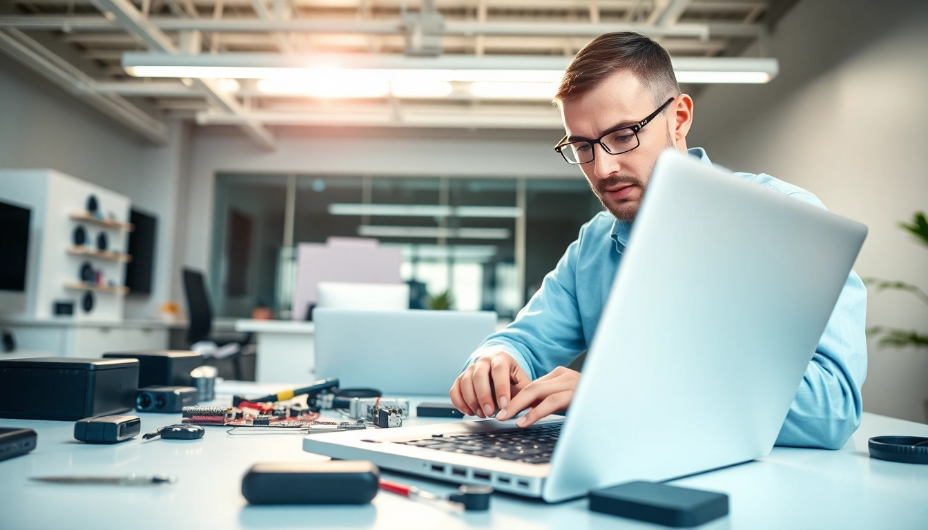 Technik Tipps zur effektiven Wartung von Geräten in einer modernen Büroumgebung.