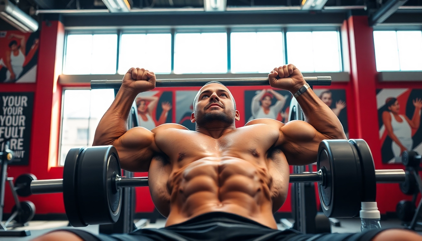 Intensives Training mit Androbal 400 Testosterone Compound im Fitnessstudio für Muskelaufbau.