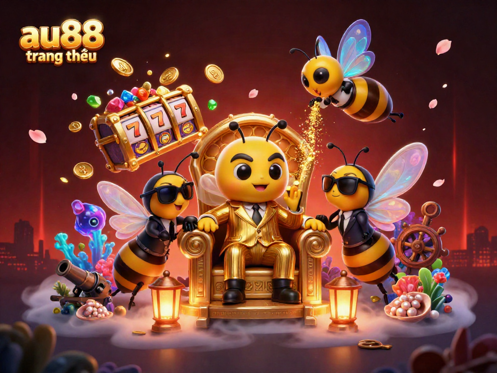 Experience excitement on au88 trang chủ with a buzzing bee mob boss and vibrant casino games.