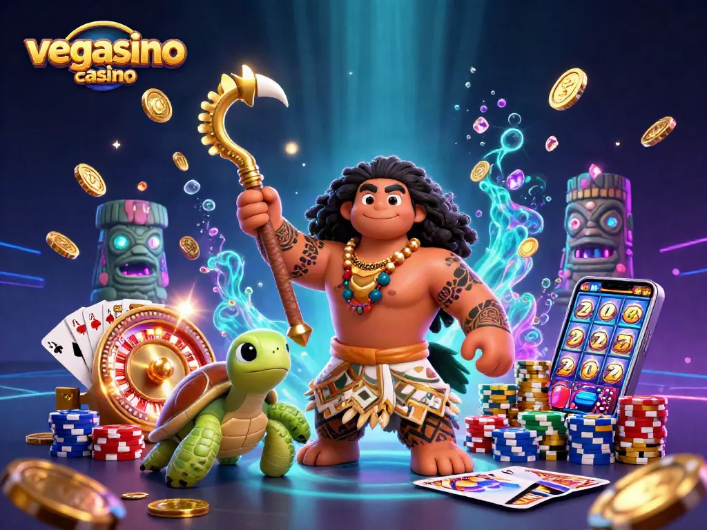 Engage with the dynamic scene of vegasino casino featuring vivid characters and casino action.