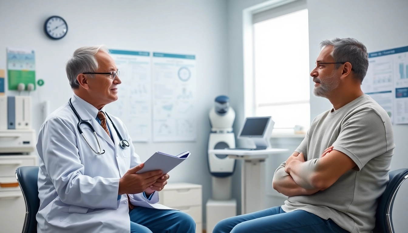 Driada medical consultation scene between a doctor and patient focusing on healthcare insights.