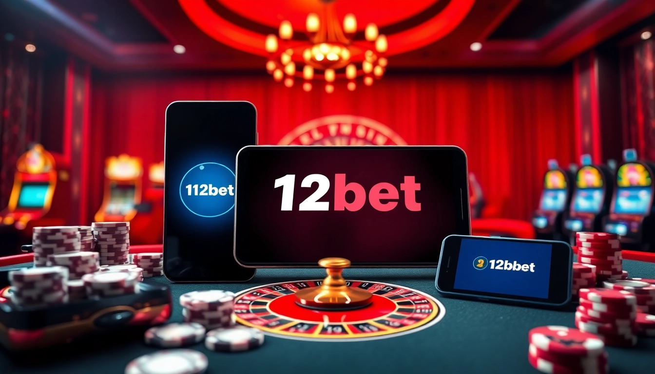Experience the thrill of link 12bet with vibrant casino visuals showcasing online gambling excitement.