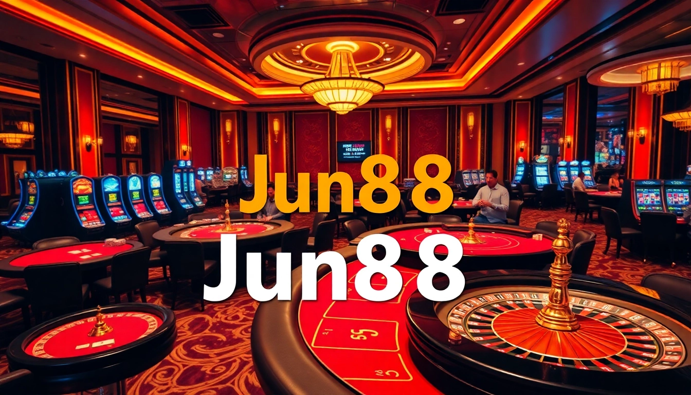 Engage with professional gaming tables at https://jun88.pizza/ showcasing exciting casino action and luxury.