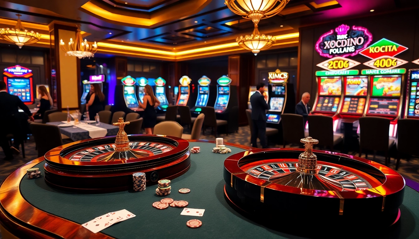 The excitement of gambling at a high-stakes table in the luxurious environment of XOCDIA88.