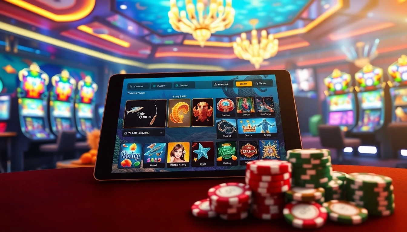 Engaging bắn cá ee88 scene showing a vibrant ocean game interface with treasure.