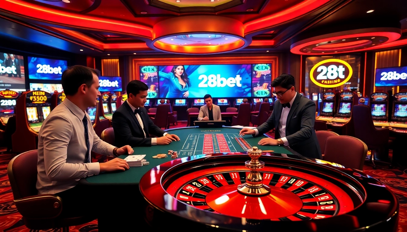 Experience the thrill of 28bet casino with exciting games and luxurious betting tables.