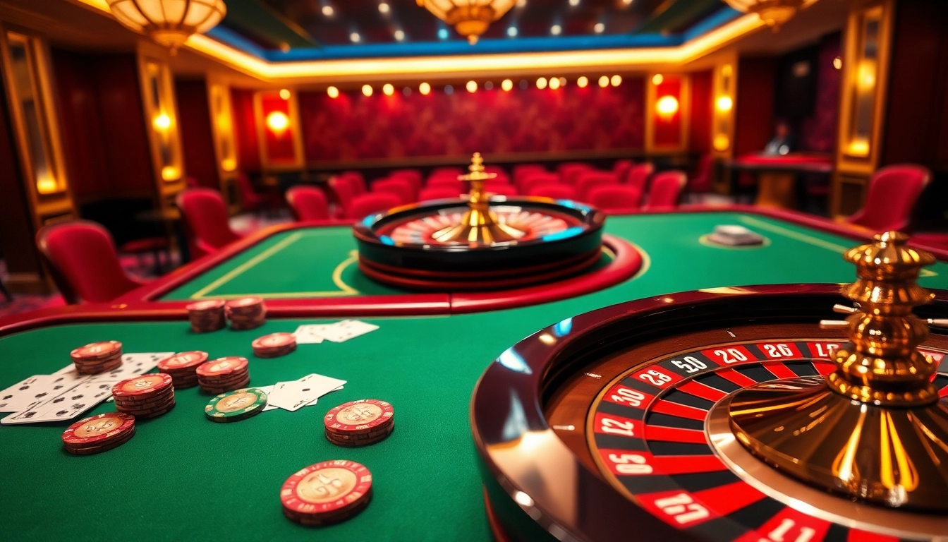 Experience the excitement of online gambling at https://kjc.money/ with luxurious casino tables and lively action.