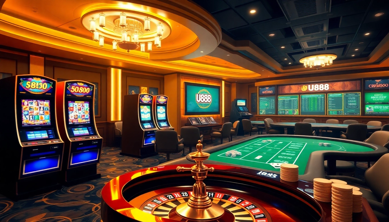 Experience thrilling gameplay at U888 with luxurious slots and poker tables.