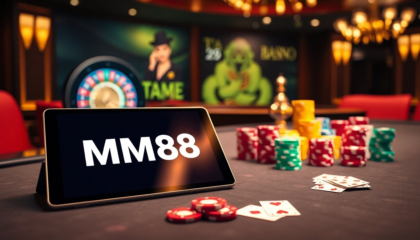 Experience winning moments with https://mm88.agency/ as poker chips fly on an elegant casino table.